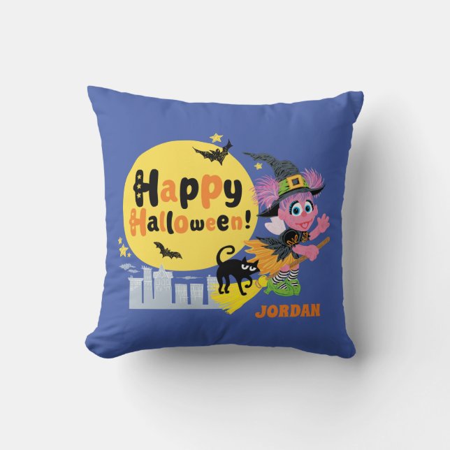 Sesamstraat | Cute Halloween Pattern Kussen (Voorkant)