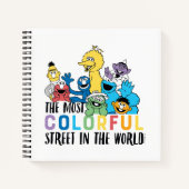 Sesamstraat | De meest kleurrijke straat Notitieboek (Voorkant)