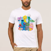 Sesamstraat Easter Egg Hunt T-shirt (Voorkant)