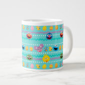 Sesamstraat Easter Egg Pattern Extra Grote Beker (Voorkant rechts)