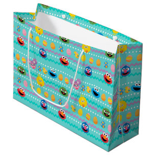 Sesamstraat Easter Egg Pattern Groot Cadeauzakje