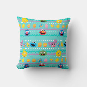 Sesamstraat Easter Egg Pattern Kussen