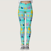 Sesamstraat Easter Egg Pattern Leggings (Voorkant)