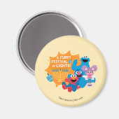 Sesamstraat | Een harig lichtfestival! Magneet (Voorkant / Achterkant)