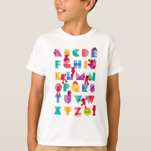 Sesamstraat Elmo Alphabet T-shirt