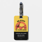 Sesamstraat | Elmo Be Kind | Uw gegevens toevoegen Bagagelabel (Achterkant verticaal)