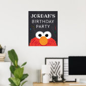 Sesamstraat | Elmo Birthday Chalkboard Poster (Thuiskantoor)