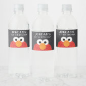 Sesamstraat | Elmo Birthday Chalkboard Waterfles Etiket (Flessen)