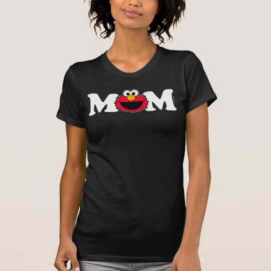 Sesamstraat Elmo - Birthday Mam T-Shirt (Voorkant)