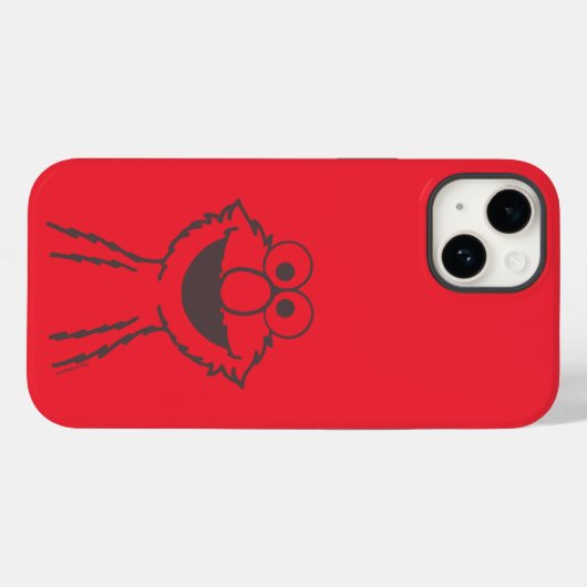 Sesamstraat | Elmo Bright Case-Mate iPhone Case (Achterkant (horizontaal))