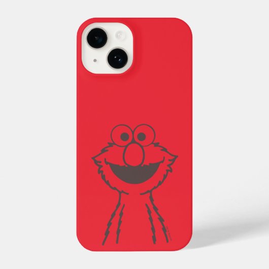 Sesamstraat | Elmo Bright iPhone Hoesje (Achterkant)