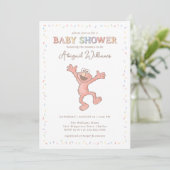 Sesamstraat Elmo Confetti Baby shower Kaart (Staand voorkant)