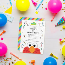 Sesamstraat | Elmo Confetti Verjaardag