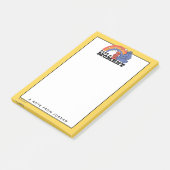 Sesamstraat | Elmo & Cookie | Jouw namen toevoegen Post-it® Notes (Schuin)
