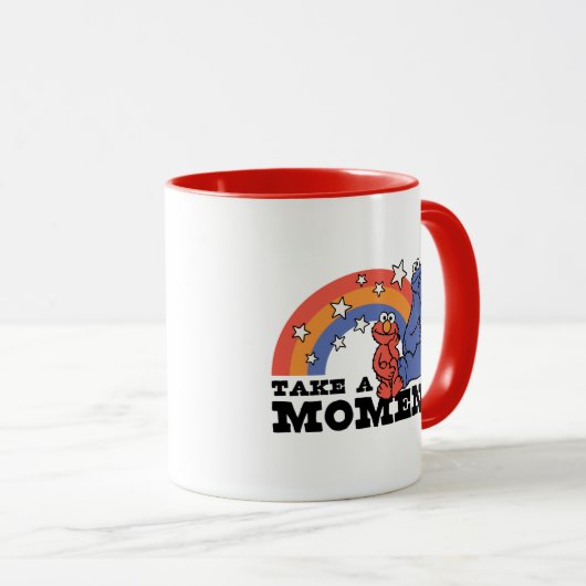 Sesamstraat | Elmo & Cookie Neem even de tijd Mok (Voorkant rechts)