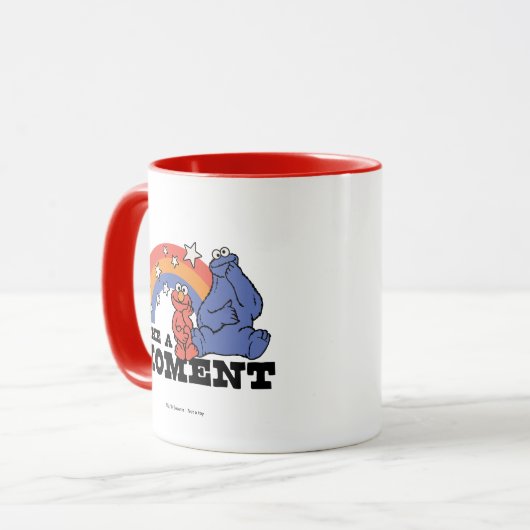 Sesamstraat | Elmo & Cookie Neem even de tijd Mok (Voorkant links)