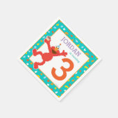 Sesamstraat | Elmo - Cupcake & Confetti Birthday Servetten (Hoek)