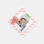 Sesamstraat | Elmo - Eerste Verjaardag Papier serv Servet (Hoek)