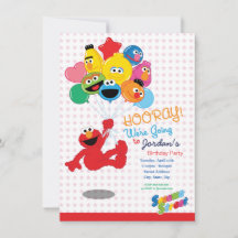 Sesamstraat | Elmo en Pals - Birthday-ballonnen