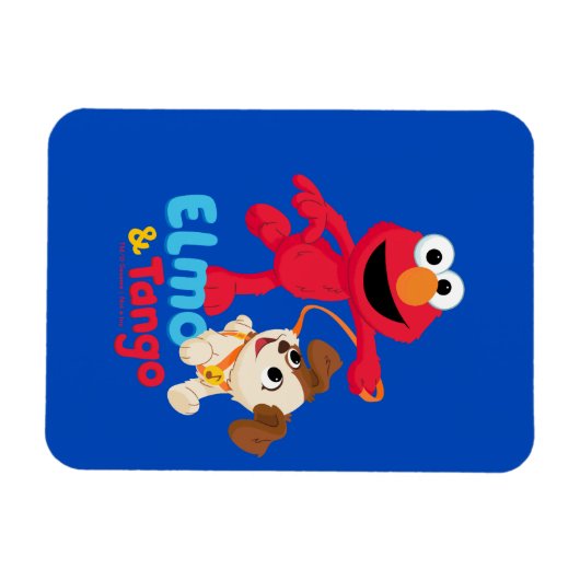 Sesamstraat | Elmo en Tango aan het werk Magneet (Horizontaal)
