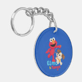 Sesamstraat | Elmo en Tango aan het werk Sleutelhanger (Voorkant Links)