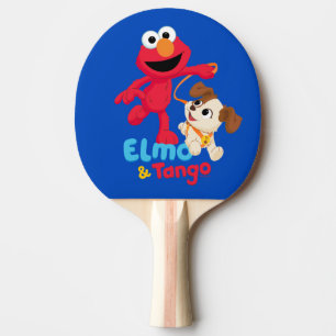 Sesamstraat   Elmo en Tango aan het werk Tafeltennisbatje