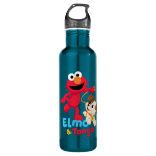Sesamstraat   Elmo en Tango aan het werk Waterfles