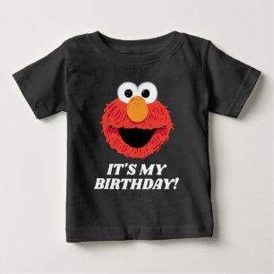 Sesamstraat   Elmo Het is mijn Birthday Baby T-Shi