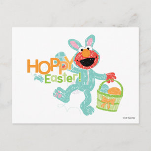 Sesamstraat - Elmo Hoppy Easter Briefkaart