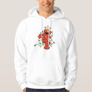 Sesamstraat Elmo-kerstlampjes Hoodie