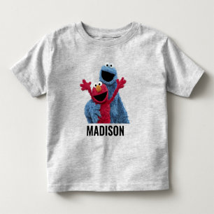Sesamstraat Elmo & Koekjesmonster Kinder Shirts
