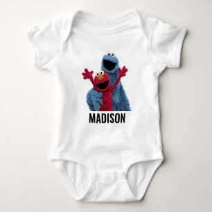 Sesamstraat Elmo & Koekjesmonster Romper