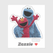 Sesamstraat | Elmo & Koekjesmonster Sticker (Vel)