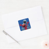 Sesamstraat | Elmo & Koekjesmonster Vierkante Sticker (Envelop)