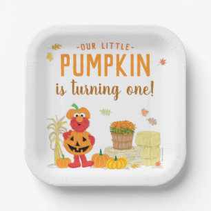 Sesamstraat Elmo Little Pumpkin eerste verjaardag Papieren Bordje