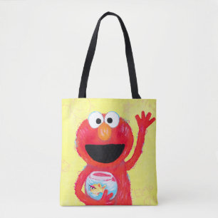 Sesamstraat Elmo met goudvis Draagtas