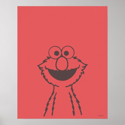 Sesamstraat | Elmo Poster (Voorkant)