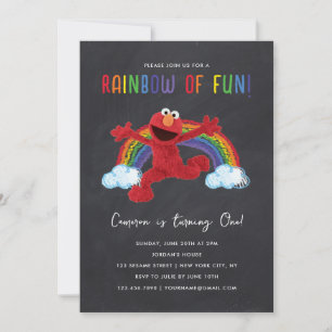 Sesamstraat - Elmo Rainbow of Fun Verjaardag Kaart
