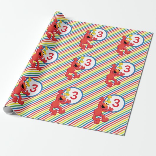Sesamstraat | Elmo - Regenboogdag Cadeaupapier (Uitgerold)