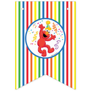 Sesamstraat   Elmo - Regenboogdag Vlaggetjes