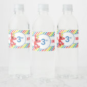 Sesamstraat | Elmo - Regenboogdag Waterfles Etiket (Flessen)