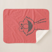 Sesamstraat | Elmo Sherpa Deken (Voorkant (horizontaal))