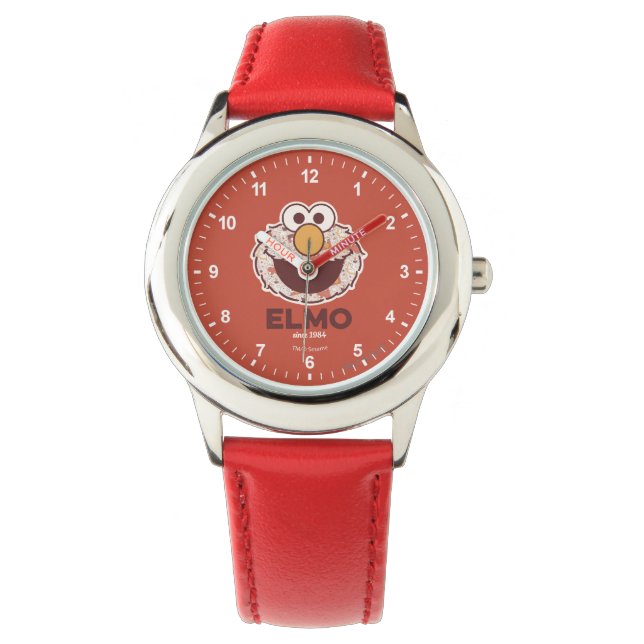 Sesamstraat | Elmo sinds 1984 Horloge (Voorkant)
