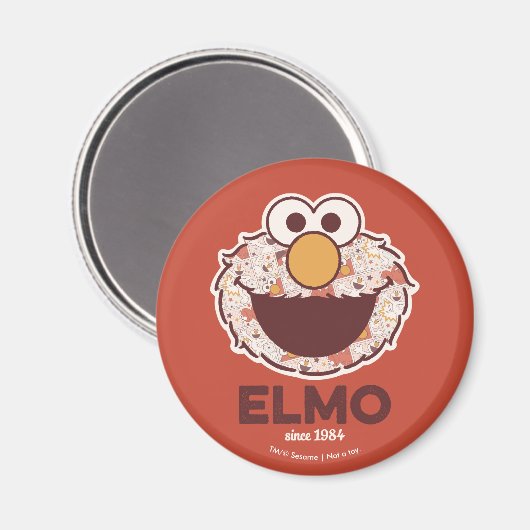 Sesamstraat | Elmo sinds 1984 Magneet (Voorkant / Achterkant)