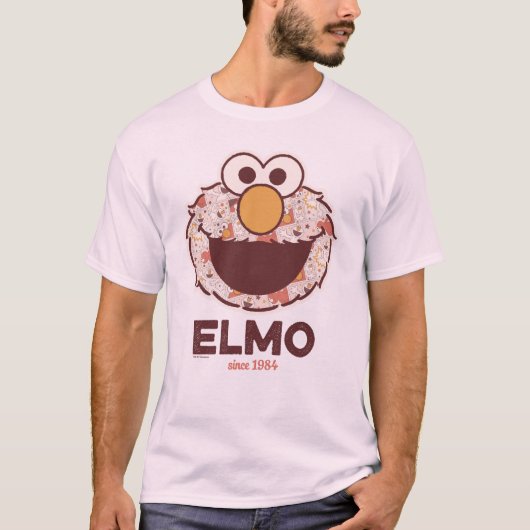 Sesamstraat | Elmo sinds 1984 T-shirt (Voorkant)