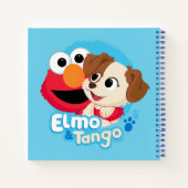 Sesamstraat | Elmo & Tango Badge Notitieboek (Achterkant)