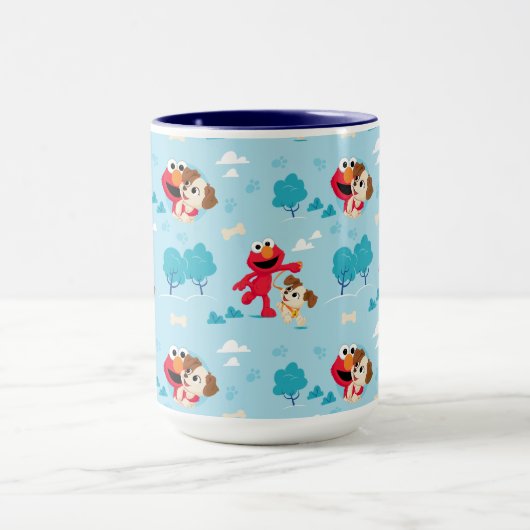 Sesamstraat | Elmo & Tango Pattern Mok (Midden)