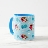 Sesamstraat | Elmo & Tango Pattern Mok (Voorkant links)