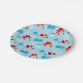 Sesamstraat | Elmo & Tango Pattern Papieren Bordje (Gekanteld)