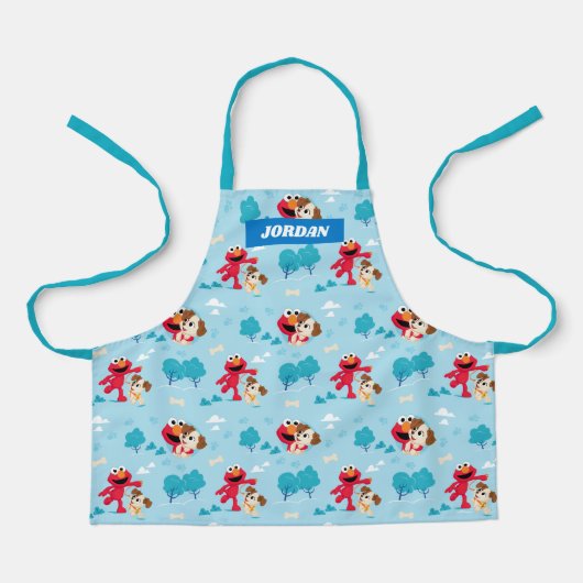 Sesamstraat | Elmo & Tango Pattern Schort (Voorkant)